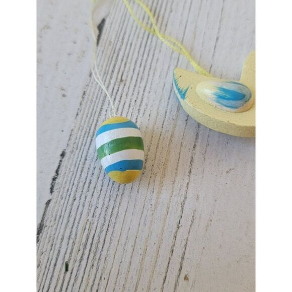 Bird chick egg Easter ornament Xmas decor set - Picture 2 of 5